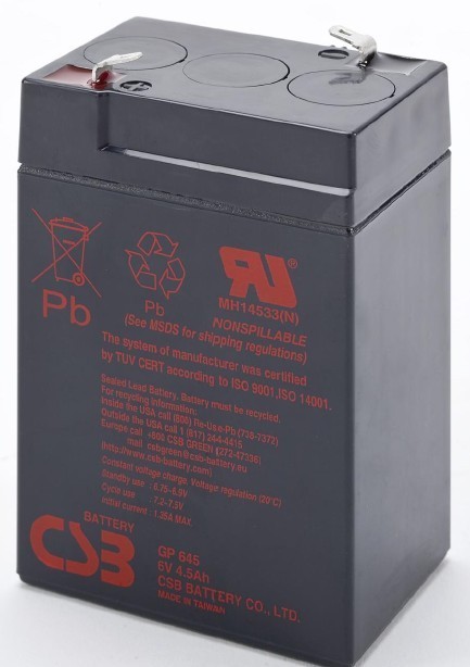 CSB蓄电池GP645